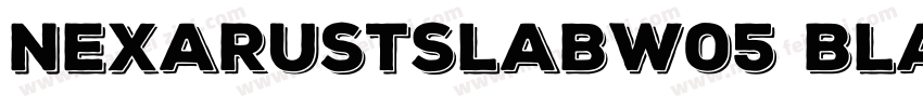 NexaRustSlabW05 Black字体转换